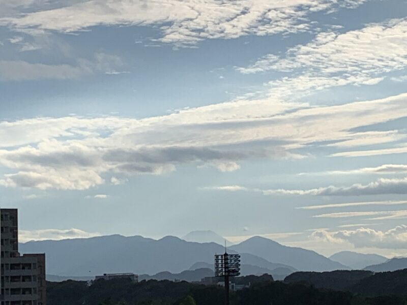 展望広場からの富士山