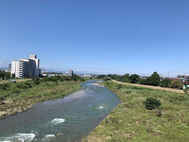 長沼橋からの浅川