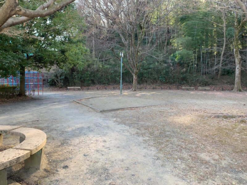 冬の公園風景